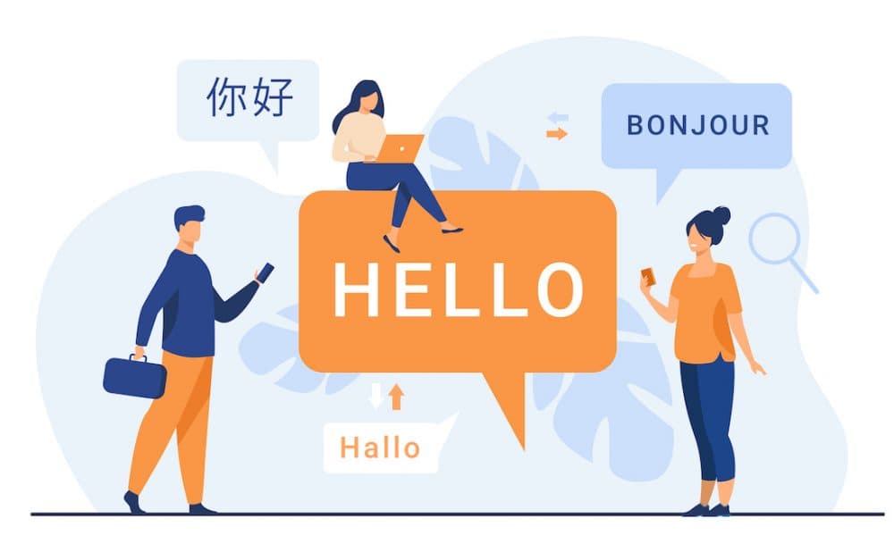 People using online translation app Live NHS translation service launches in Kettering