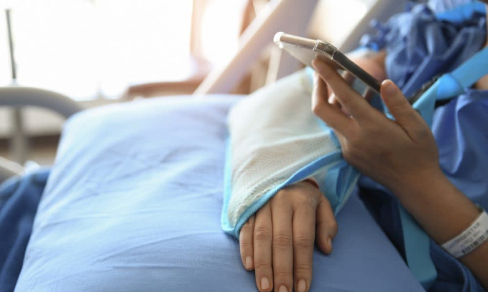 Patients watch videos on how to get better from their hospital bed