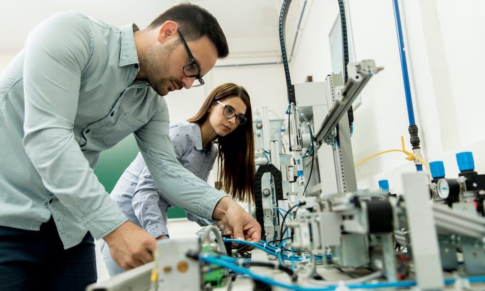 Portrait,Of,Young,Couple,Of,Students,Working,At,Robotics,Lab How health tech firms can benefit from the Patent Box