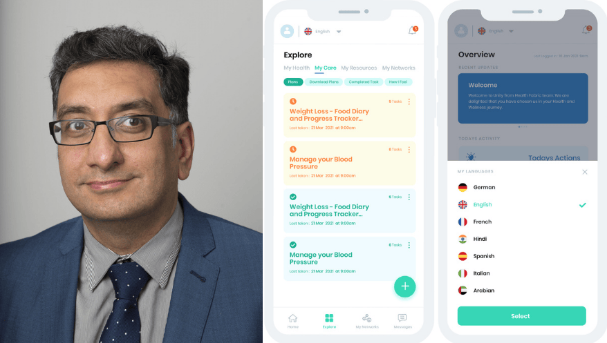 Covid app aims to target long-term conditions.