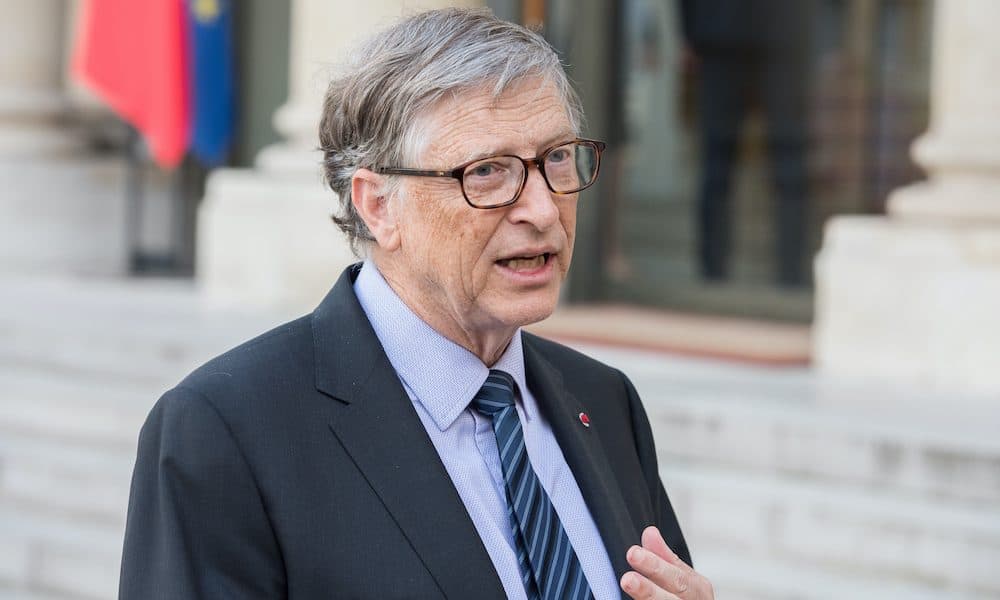 Paris,,France,-,April,16,,2018,:,Bill,Gates,At AI firm enters US$70m partnership with Bill & Melinda Gates Foundation