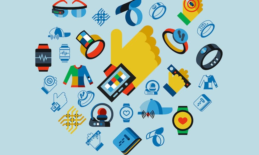 Digital vector wearable technology icons set The wearables trends to track in the year ahead