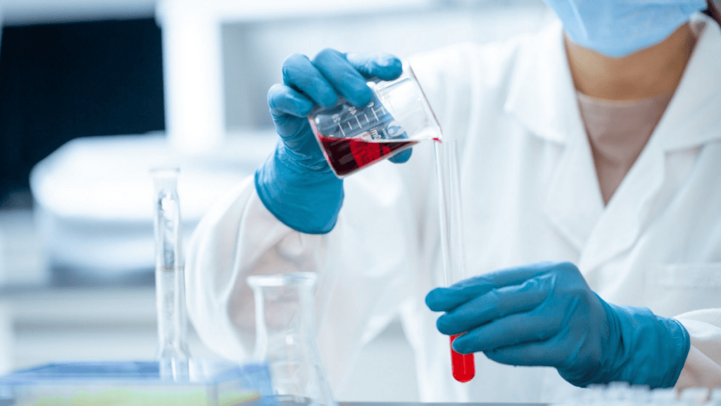 Automata funding and financing investment: scientist working in a lab