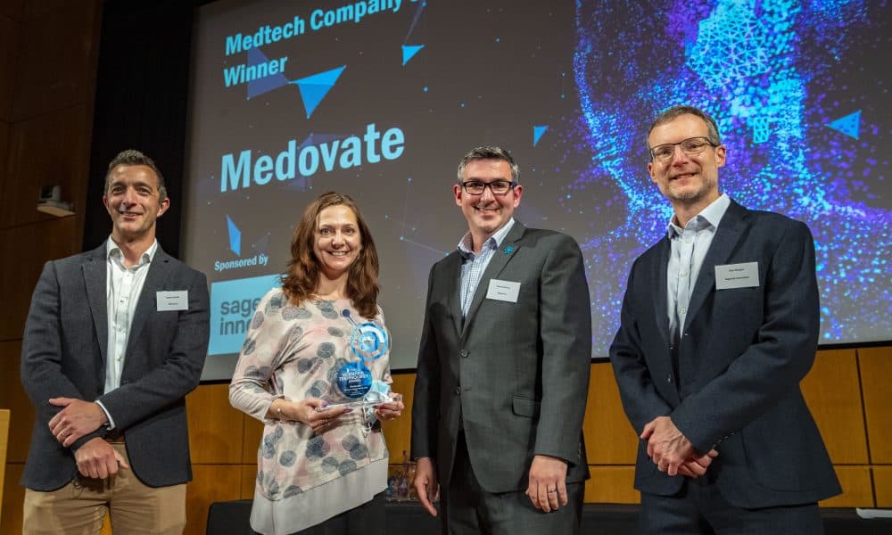 Medovate wins ‘Medtech Company of the Year’ at Cambridge Independent Awards