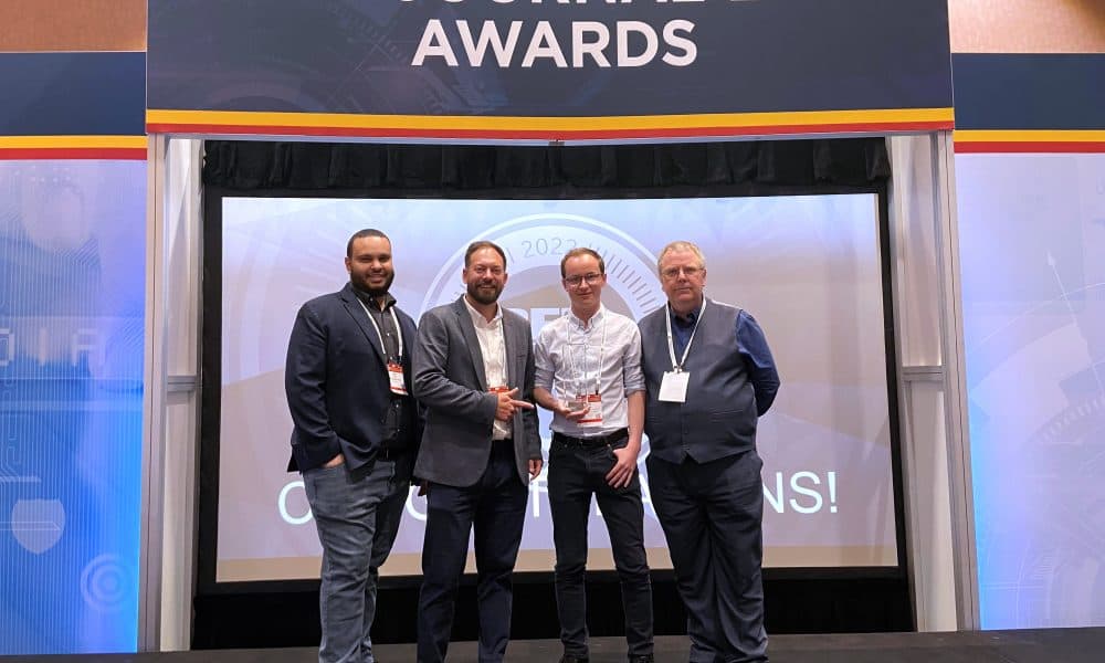 award ceremony2 Pioneering RFID Project at Plymouth NHS Trust wins global award