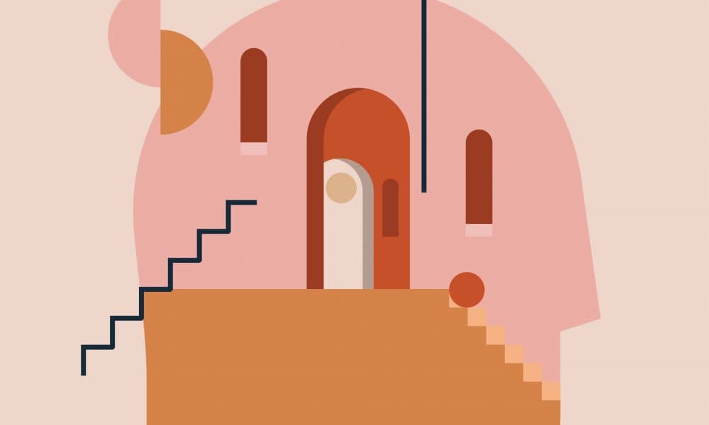 Inner world. Thinking process. Open mind. Humans head silhouette How you could be increasing your own risk of cognitive decline