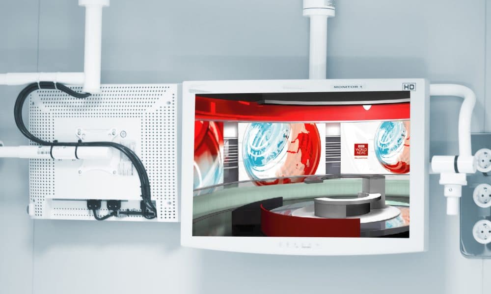 Bedside unit TV WiFi SPARK says Merry Christmas and a Happy New Year to NHS patients with free TV offer