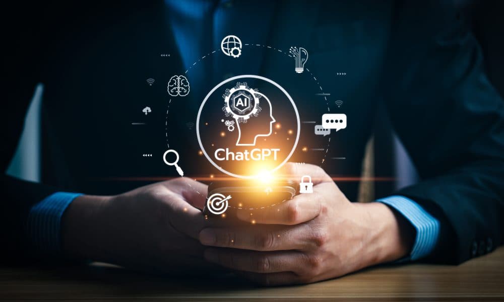 Chatgpt Chat with AI or Artificial Intelligence technology, business use AI smart technology by inputting, deep learning Neural networks to understand, respond to user inputs. future technology ChatGPT outperformed trainee doctors in assessing child respiratory illness