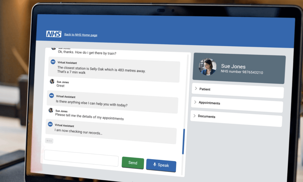 Mental health trust chooses EBO conversational AI tech to deliver digital patient experience