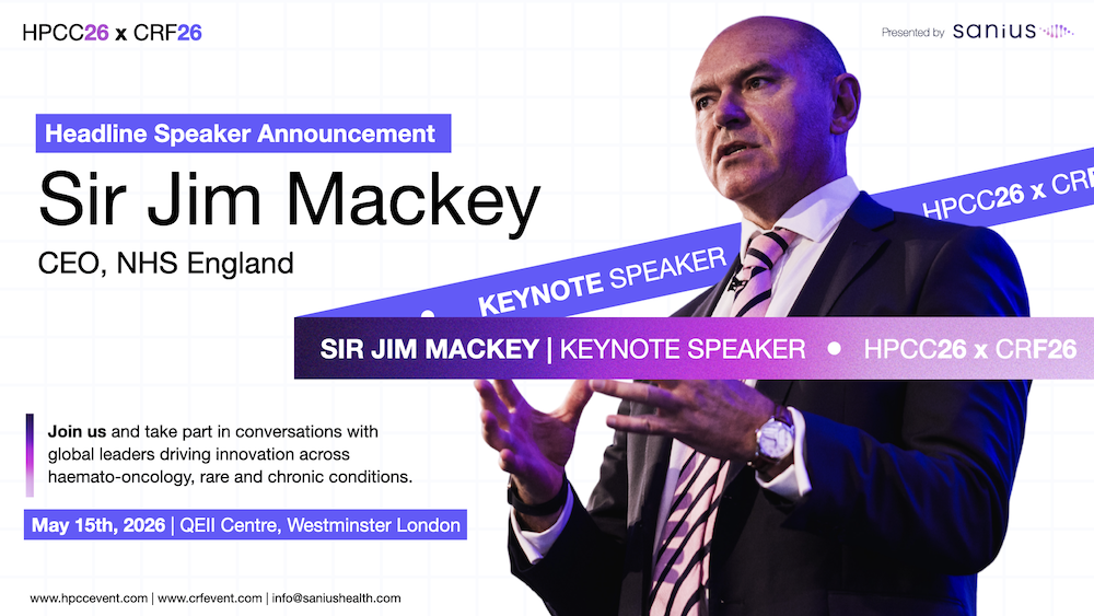 Sir Jim Mackey to headline Europe’s largest patient-centred rare disease, haemato-oncology, research and innovation congress