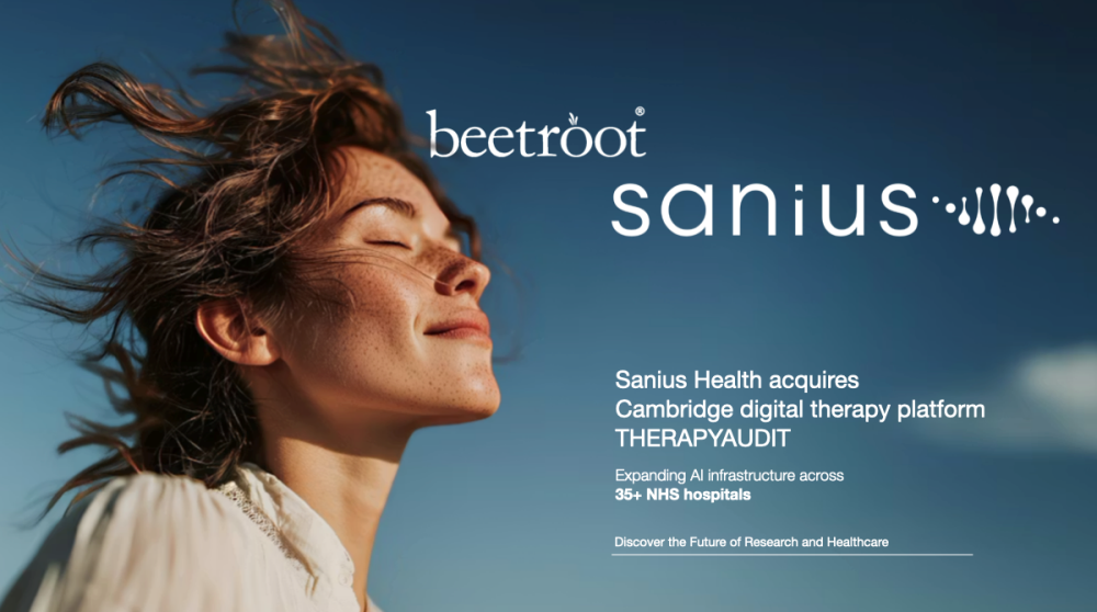 Sanius Health acquires Cambridge digital therapy platform THERAPYAUDIT, expanding AI infrastructure across 35+ NHS hospitals
